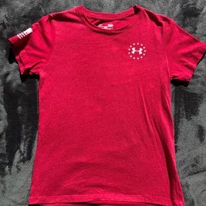 Pink Under Armour Wounded Warrior Project Shirt